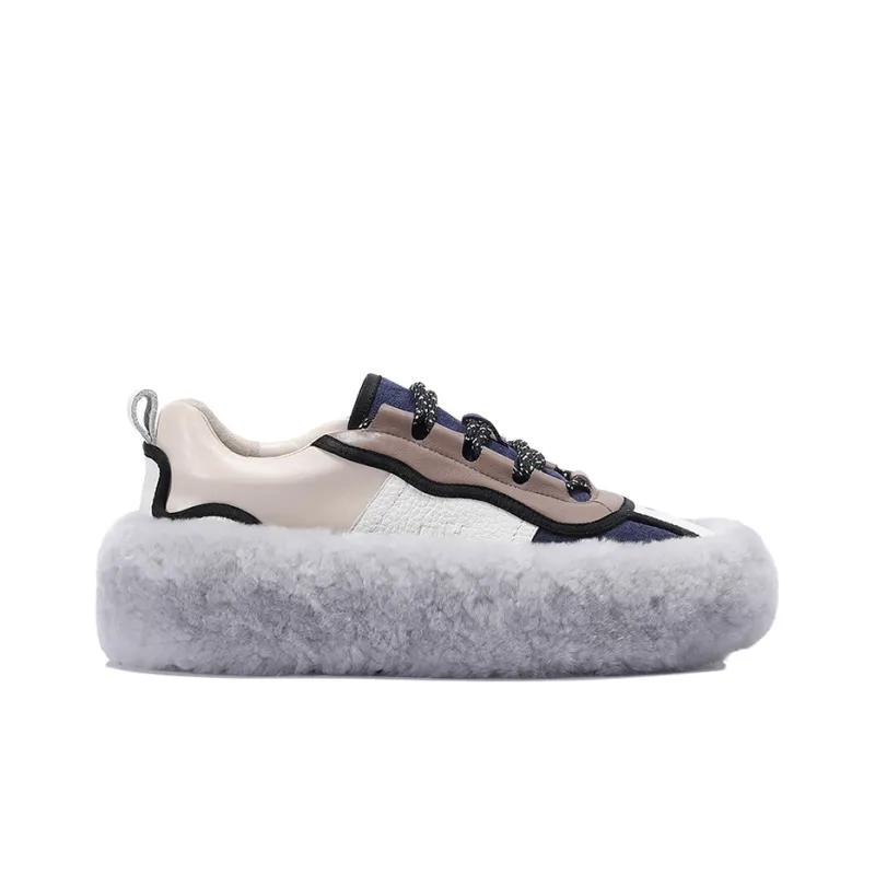 HALF AWAKE Platform Shoes Women's Gray-1