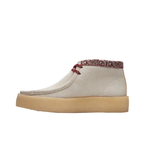 clarks Originals Wallabee Cup Boot White Interest