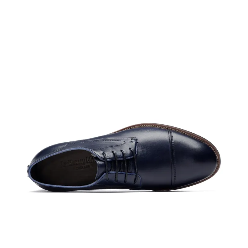Anthony Miles Platform Shoes Men's Blue-3