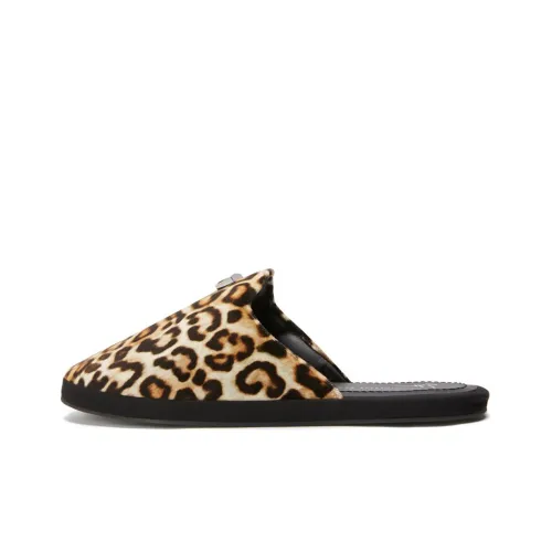 Giuseppe Zanotti Leopard-print Slip-on Slippers