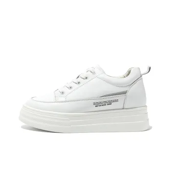 ZHR Small White Shoes Platform Shoes 6cm Women's