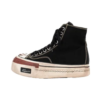 Visvim Skagway Hi G.patten High-Top Platform Shoes Men's Black