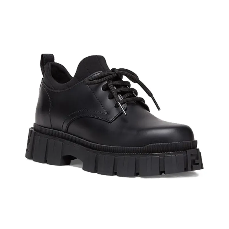FENDI Platform Shoes Women's Black-2
