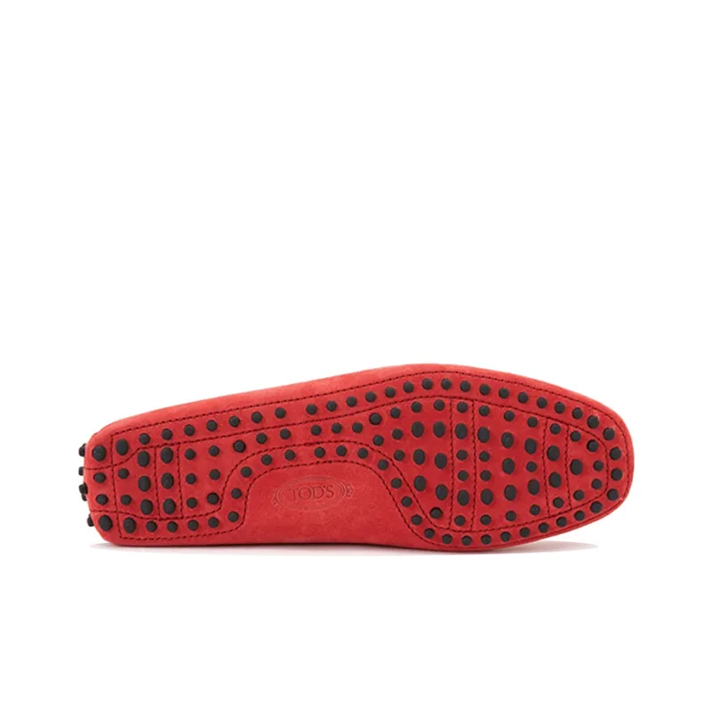TOD'S Loafers Flat Shoes Men's Red-5