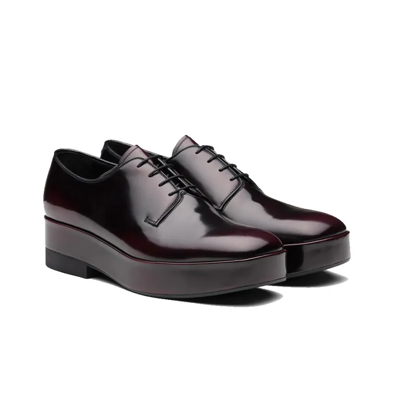 PRADA Men's Casual Shoes Men Low Top Pomegranate-2