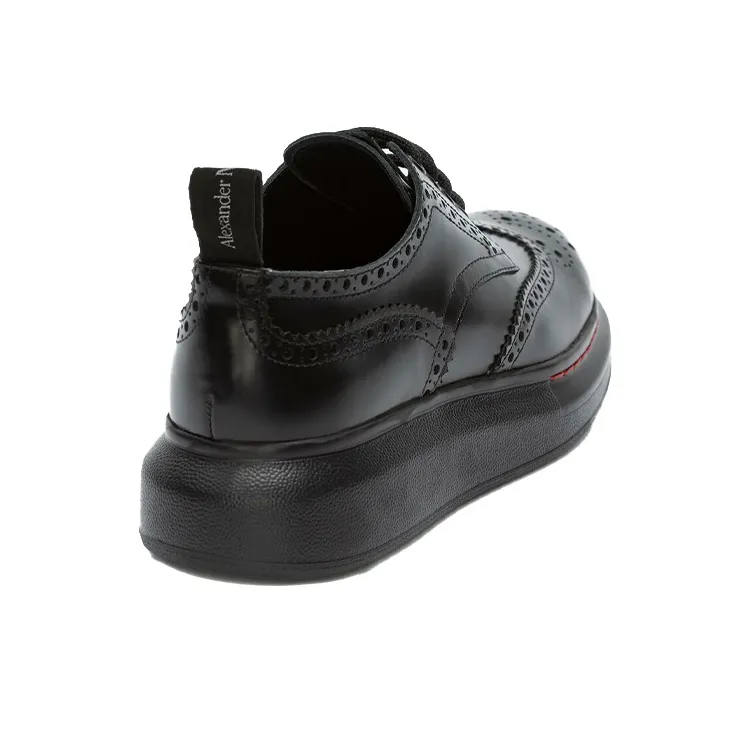 Alexander McQueen Hybrid Lace Up Black Women's-3