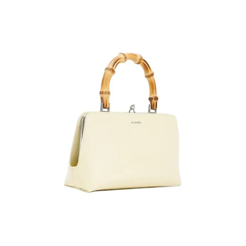 JIL SANDER Goji Calfskin Shoulder Bag, Crossbody Bag, Handbag Mini Women's Yellow-1