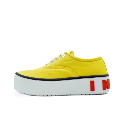 MARNI Lifestyle Shoes Women's Low-Top Yellow