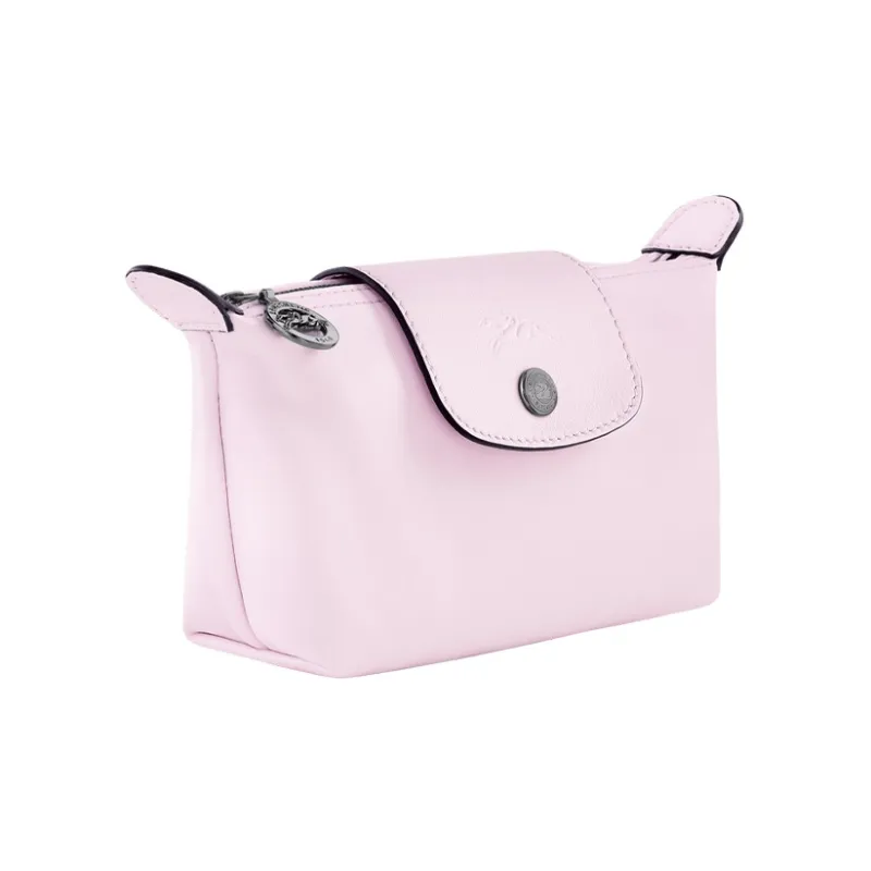 LONGCHAMP Le Pliage Xtra Cow Leather Makeup Bags Clutches Women's Pink-1