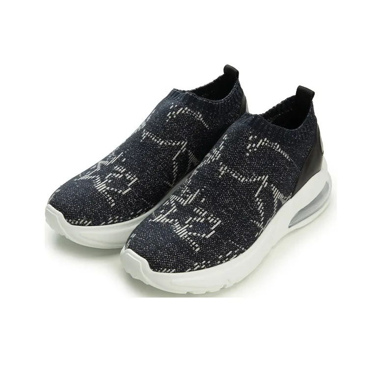 RARE Casual Shoes Men Low Top Navy Blue-1