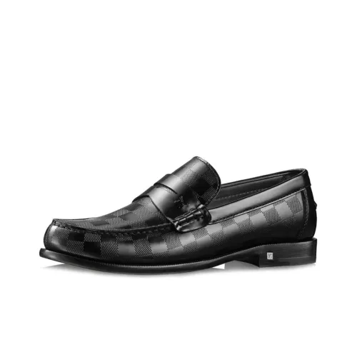 LOUIS VUITTON Graduation Men's Casual Shoes Men Low-Top Black