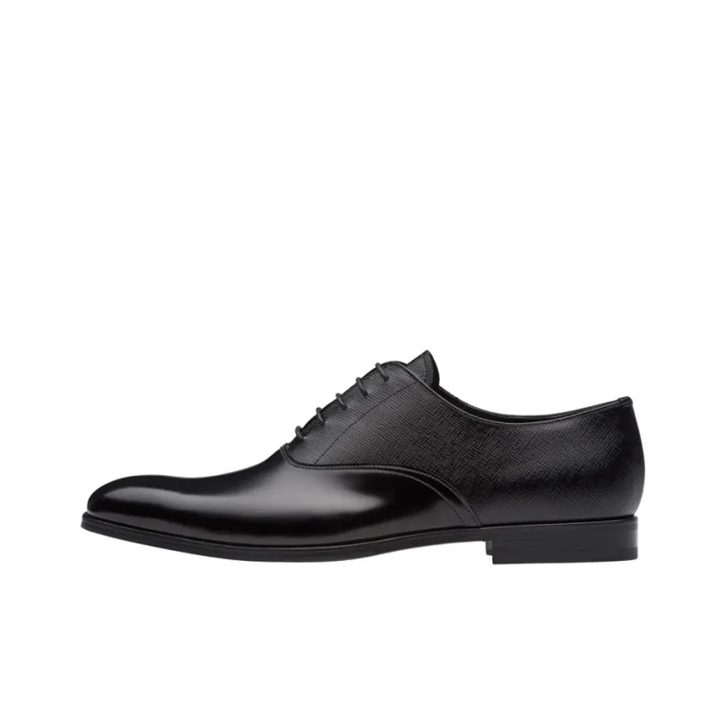 PRADA Dress Shoes Men Low-Top Black-0
