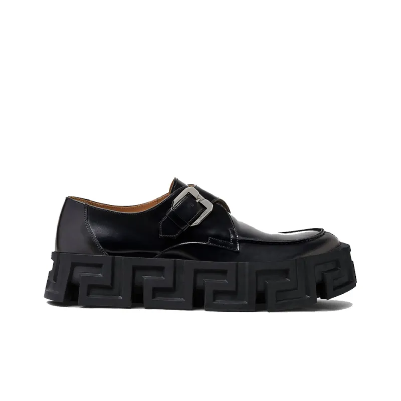 VERSACE Greca Labyrinth Men's Casual Shoes Men's Black-1