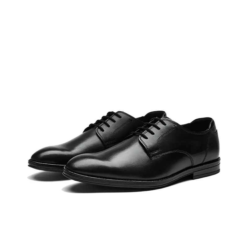 Clarks Casual Leather Shoes Men's Black-1