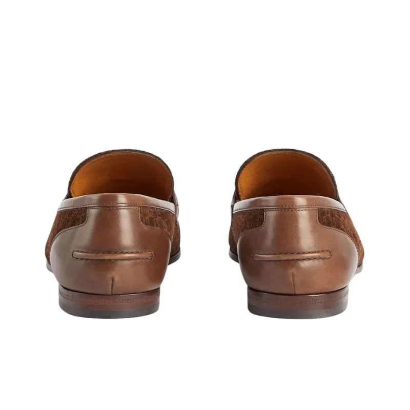 GUCCI Jordaan Loafers Dark Brown-4