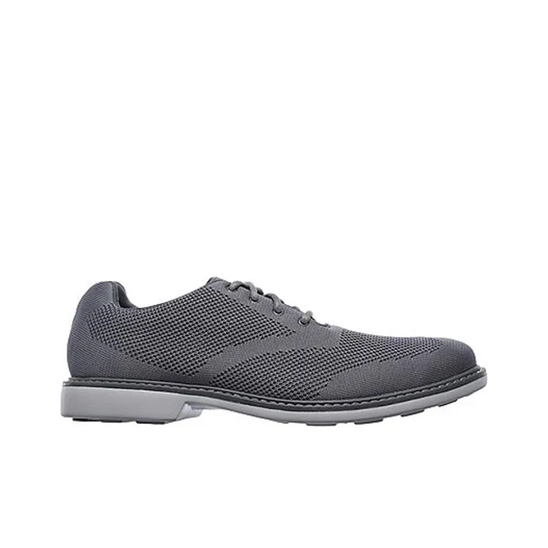 Skechers Low Top Lace Up Casual Shoes Men's Charcoal Gray-1