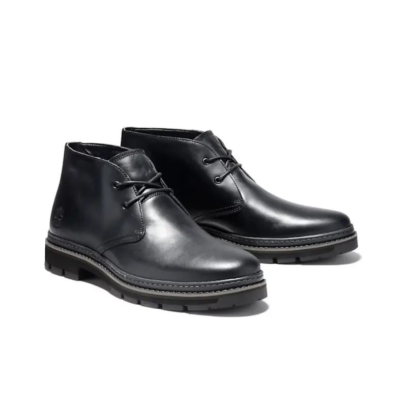 Timberland Port Union Men's Casual Shoes Men Mid-Top Black-3