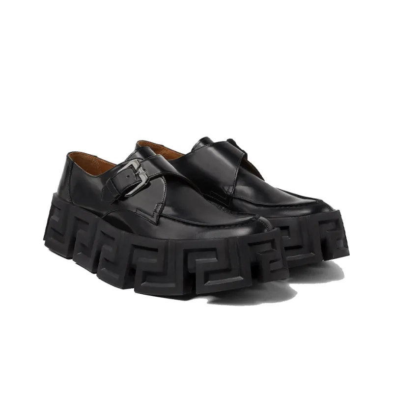 VERSACE Greca Labyrinth Men's Casual Shoes Men's Black-2