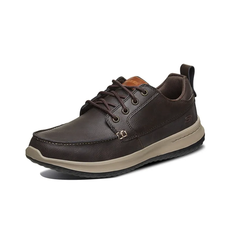 Skechers Delson 1.0 Men's Casual Shoes Men's Chocolate-2