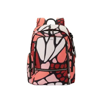 TUMI Voyageur Fabric Backpack Women's Orange & White