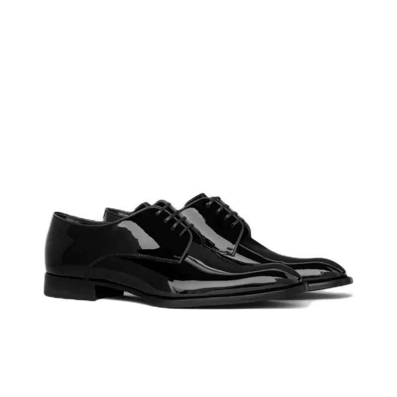 CELINE Dress Shoes Men Low Top Black-2
