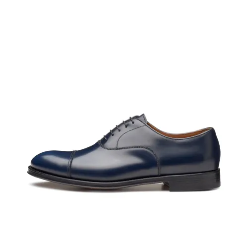 DOUCAL'S Dress Shoes Men Low-Top Dark Blue