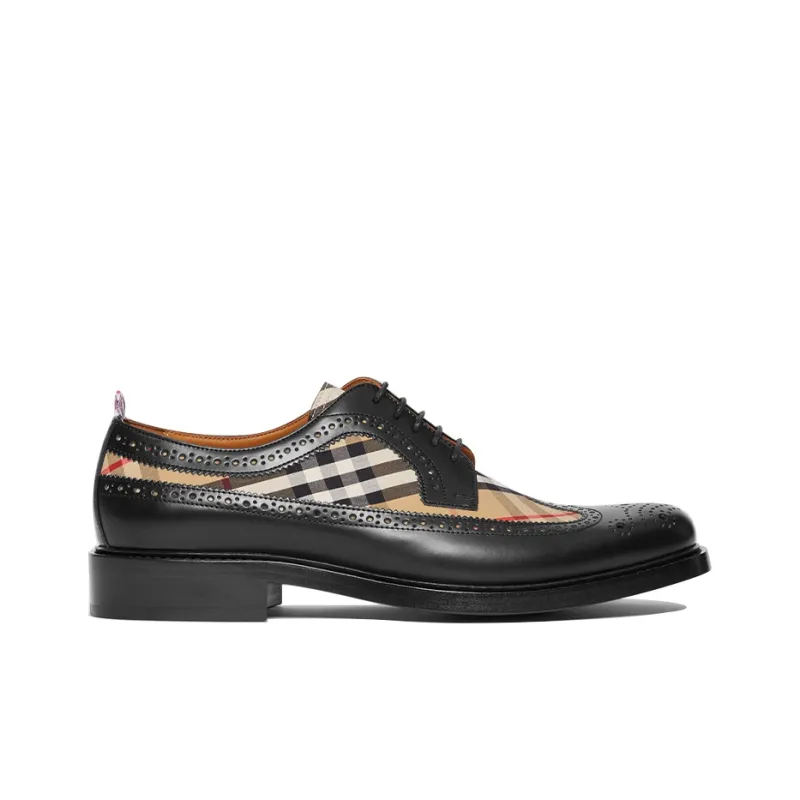 Burberry Vintage Dress Shoes Men's Black-1