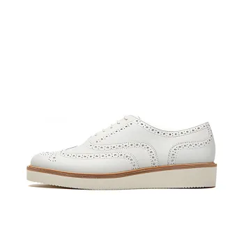 Clarks Brock Shoes Women's White