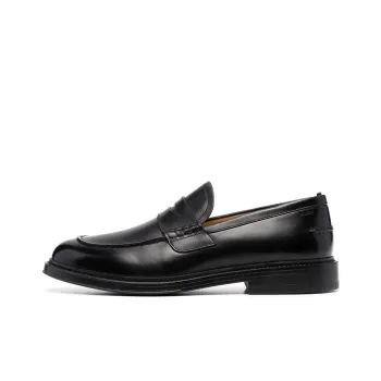 BALLY Nitus Slip-on Leather Loafers
