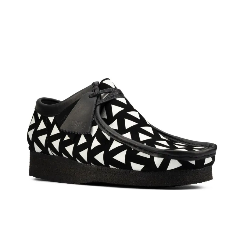 Clarks Originals Wallabee Black White-2