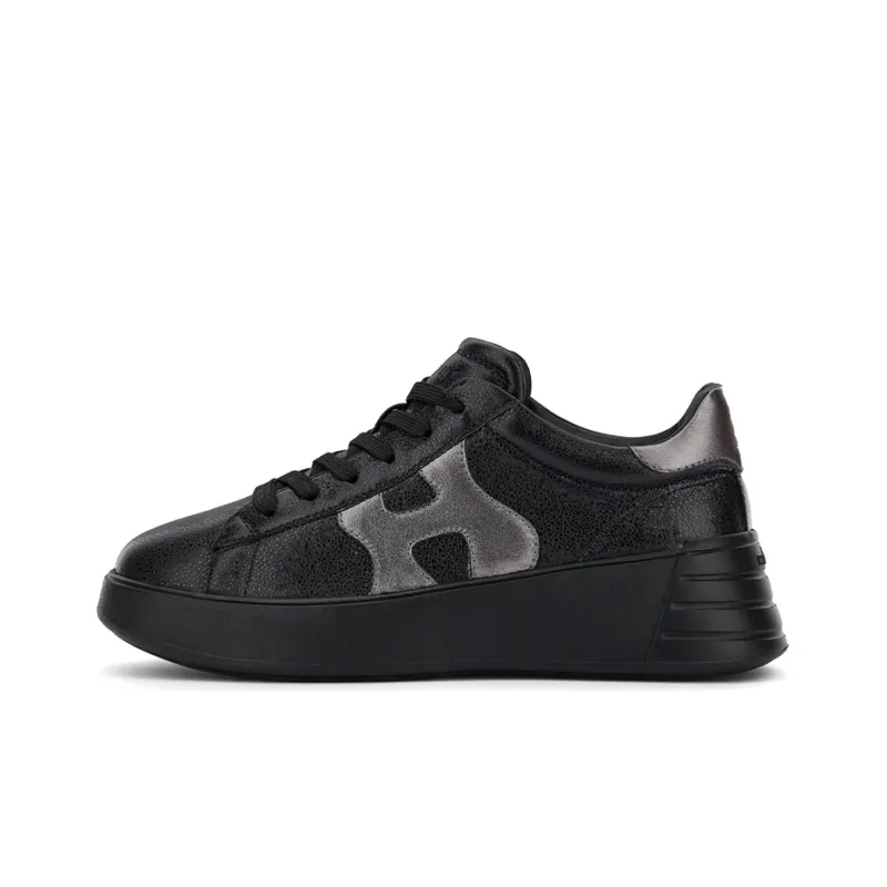 HOGAN H562 Platform Shoes Women's Black-0