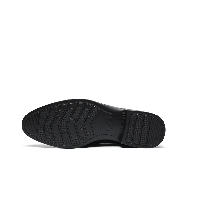 C°BANNER Casual Leather Shoes Men's Black-4
