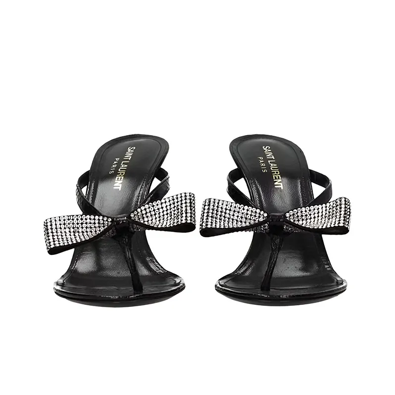 SAINT LAURENT Flip Flops Women's Black-4