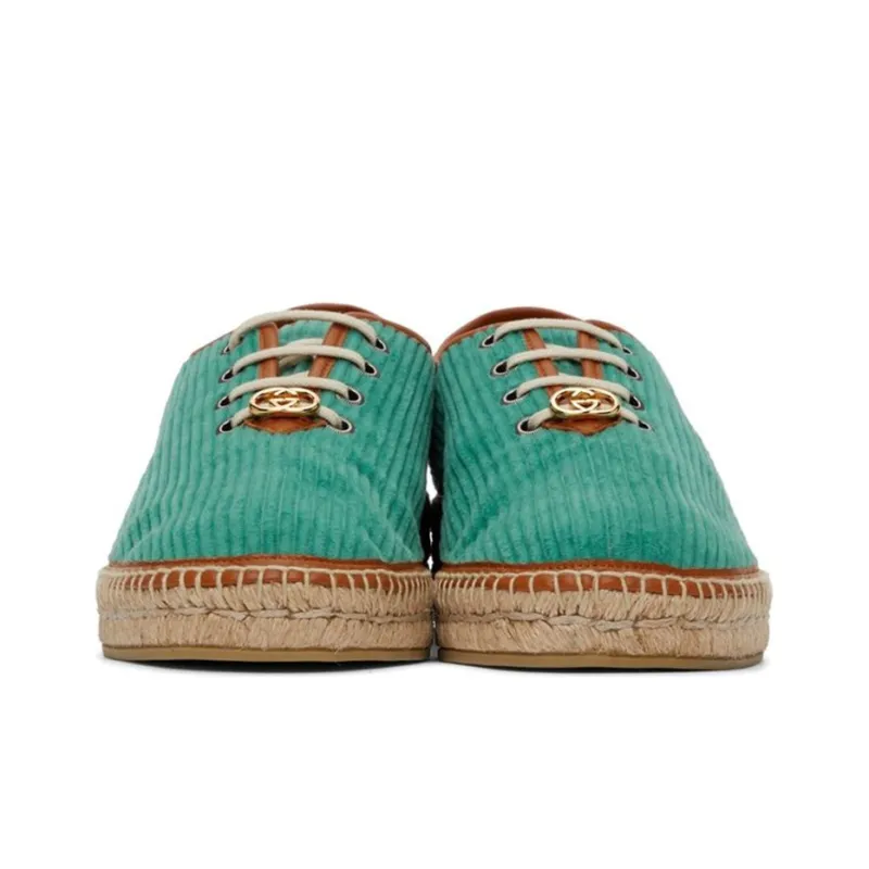 GUCCI Espadrilles Men Low Top Green-2