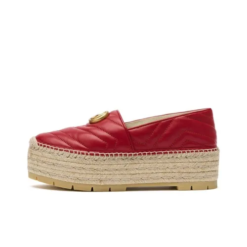 GUCCI Espadrilles Women's Low-Top Red