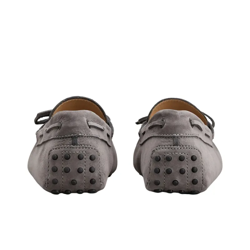 TOD'S Round Toe Slip On Loafers-3
