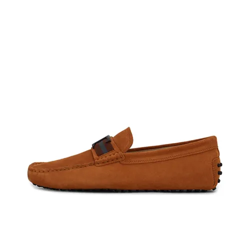 TOD'S Gommino Men's Casual Shoes Men Low-Top Orange