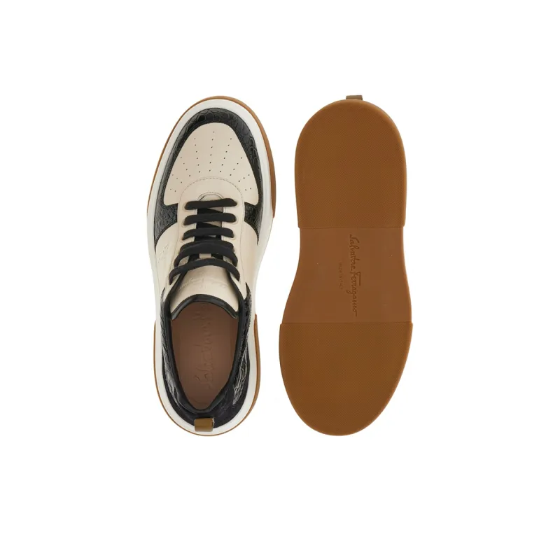 FERRAGAMO Stylish Skateboarding Shoes Men's Black-2