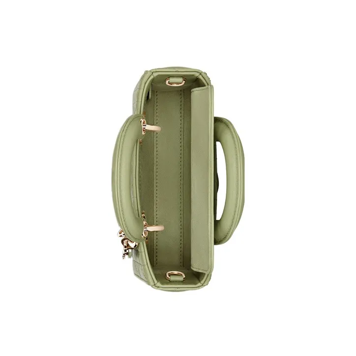 DIOR Lady D-JOY Sheepskin Daisie Bag Shoulder Bag Crossbody Bag Handbag Extra Mini Women's Dreamy Green-5