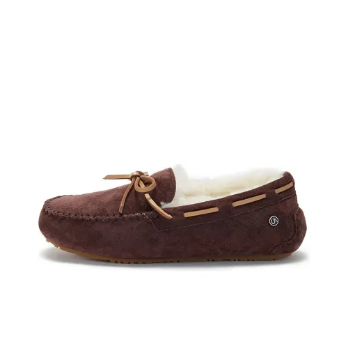 OZLANA Boat Shoes Women's Chocolate