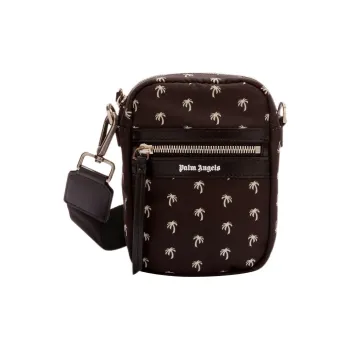 PALM ANGELS Palms Crossbody Bag Mini Black/White