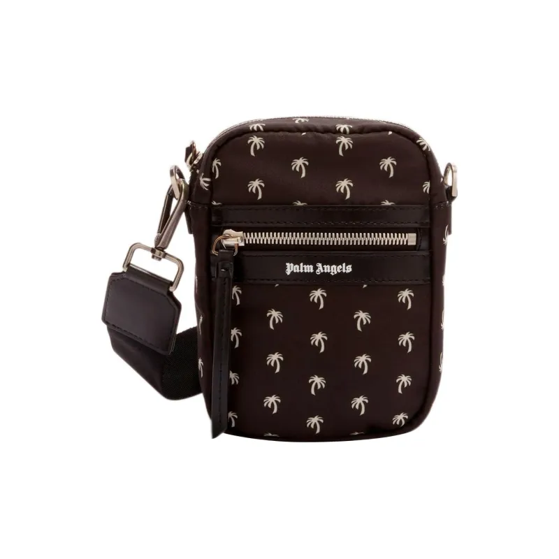PALM ANGELS Palms Crossbody Bag Mini Black/White-0