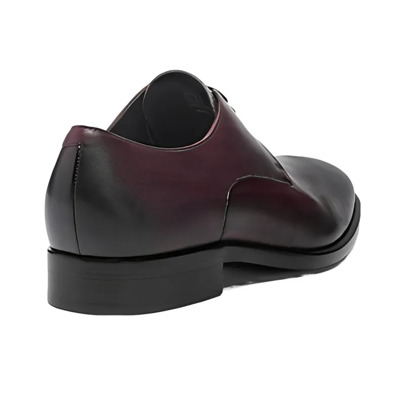 Ecco Modtray Casual Single Shoes Men's Dark Burgundy-2