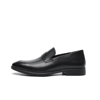 C°BANNER Casual Leather Shoes Men's Black