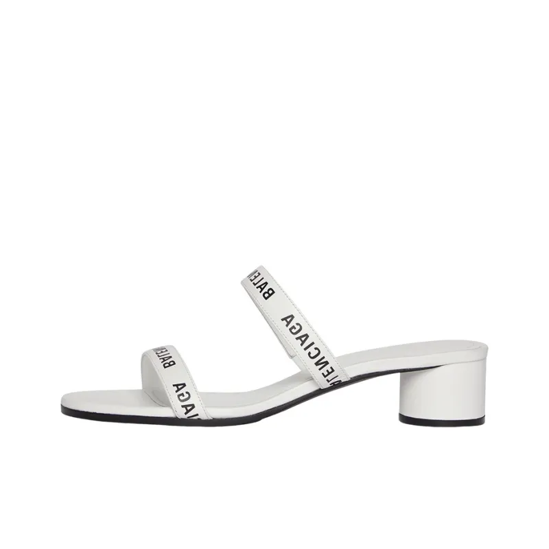Balenciaga Logo Strap Open Toe Sandals Women's-0