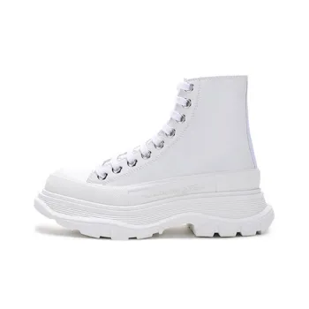 Alexander McQueen Tread Slick Platform Shoes Women's White