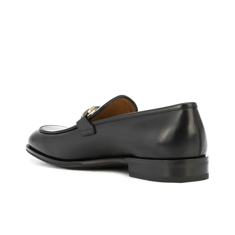 FERRAGAMO Ree Leather Loafers-2