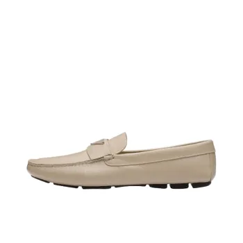PRADA Triangle-logo Penny-slot Loafers