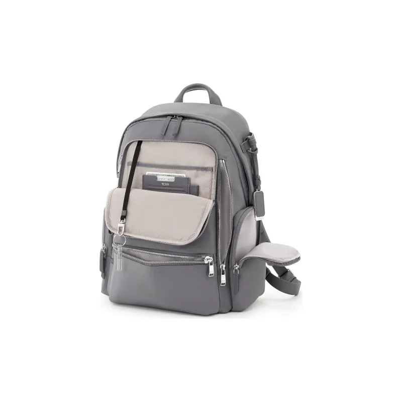 TUMI Voyageur Nylon Backpack Men's Gray-4