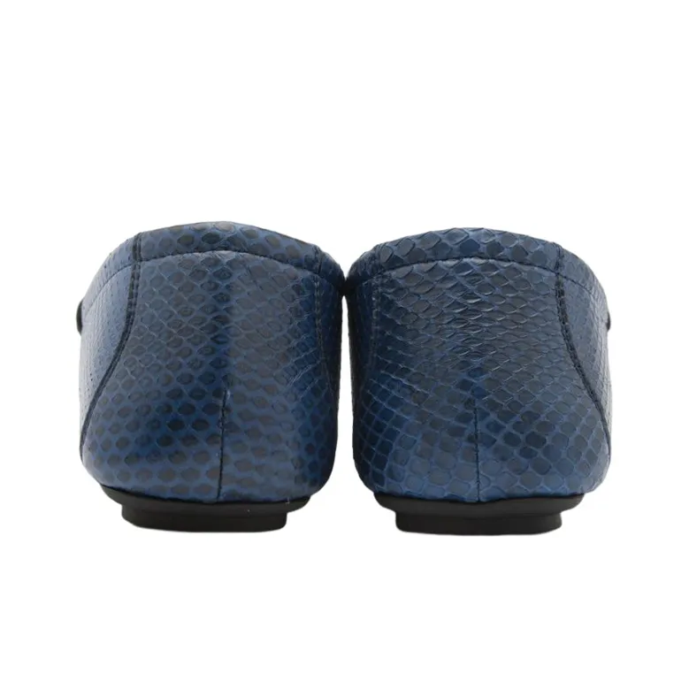 VERSACE Gommino Loafers Men Blue-4